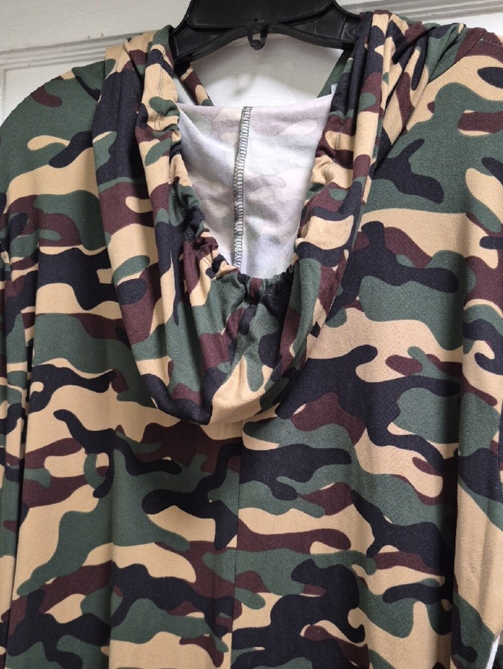 Amazon Camouflage Midi Dress in Green, Tan, Brown, Black - Picture 4 of 5